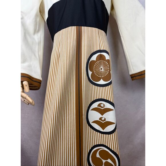 Vintage Alfred Shaheen Dress M/L Hawaii Tiki 1970s Designer MCM READ - Picture 3 of 14